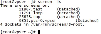 SSH遠(yuǎn)程會(huì)話管理工具 screen使用教程