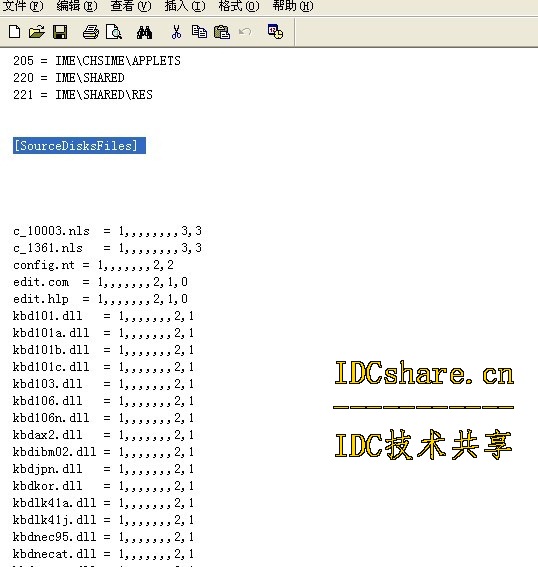 制作win2003自動安裝盤-集成補丁/Raid及硬件驅動二(編輯txtsetup.sif文件)