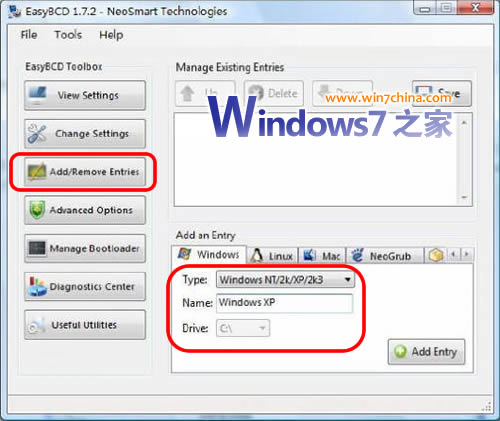 修復恢復Windows7、XP雙系統啟動菜單的方法