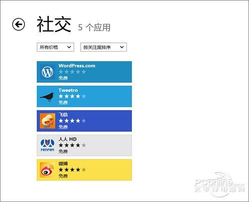 Win8 RP版應用商店里竟沒有QQ是怎么回事呀？