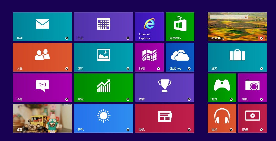 裝Win8 DT/NB機(jī)型Metro界面右下角有白色叉圖標(biāo)怎么辦