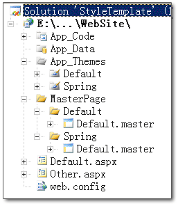 asp.net Web站點(diǎn)風(fēng)格切換的實現(xiàn)