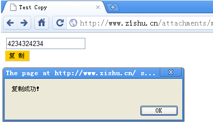 復制Input內(nèi)容的js代碼_支持所有瀏覽器，修正了Firefox3.5以上的問題