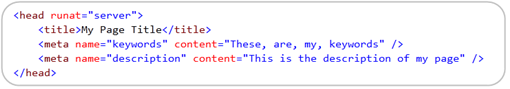 VS 2010 和 .NET 4.0 系列之《ASP.NET 4 中的SEO改進(jìn) 》篇