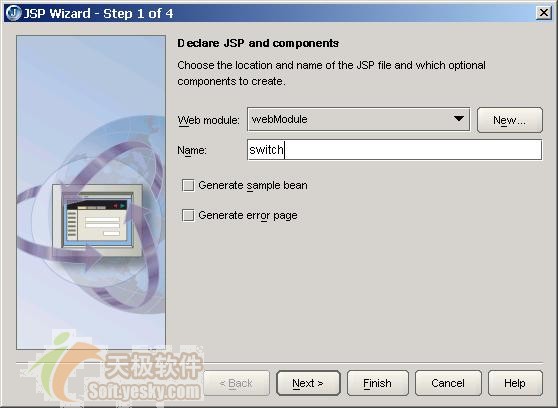 JBuilder2005實戰(zhàn)JSP之切換控制 圖文步驟