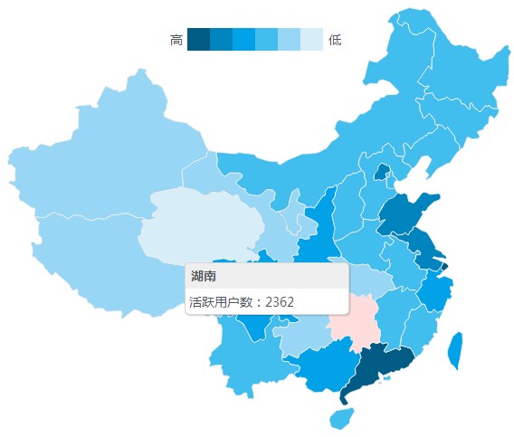 php和jquery實(shí)現(xiàn)地圖區(qū)域數(shù)據(jù)統(tǒng)計(jì)展示數(shù)據(jù)示例